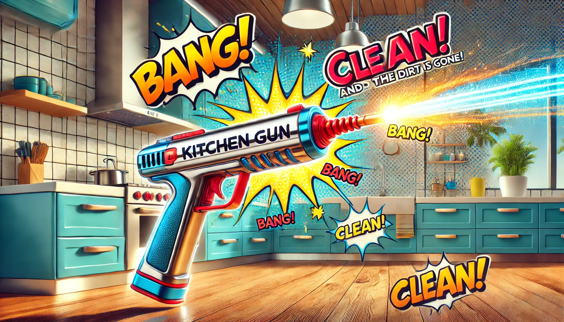 Kitchen Gun - In stores now! 🔫😂 - BBC